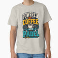Powered By Coffee And Padel Funny Retro Sport by Mr Lee