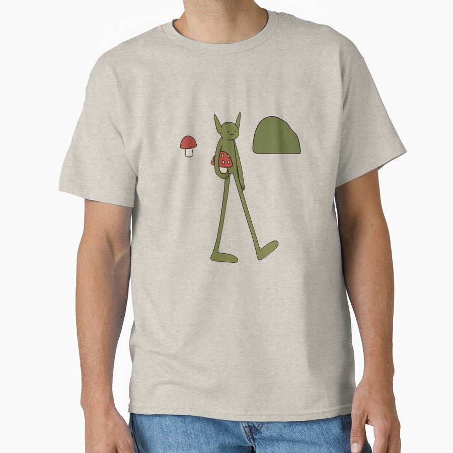 Long Legged Forest Goblin with Red Mushroom by bosamji