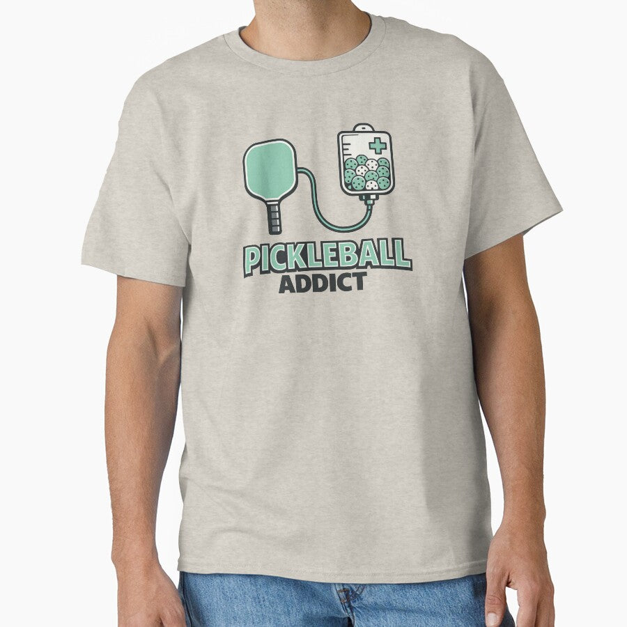 Pickleball Addict Funny IV Drip Design by gagepd