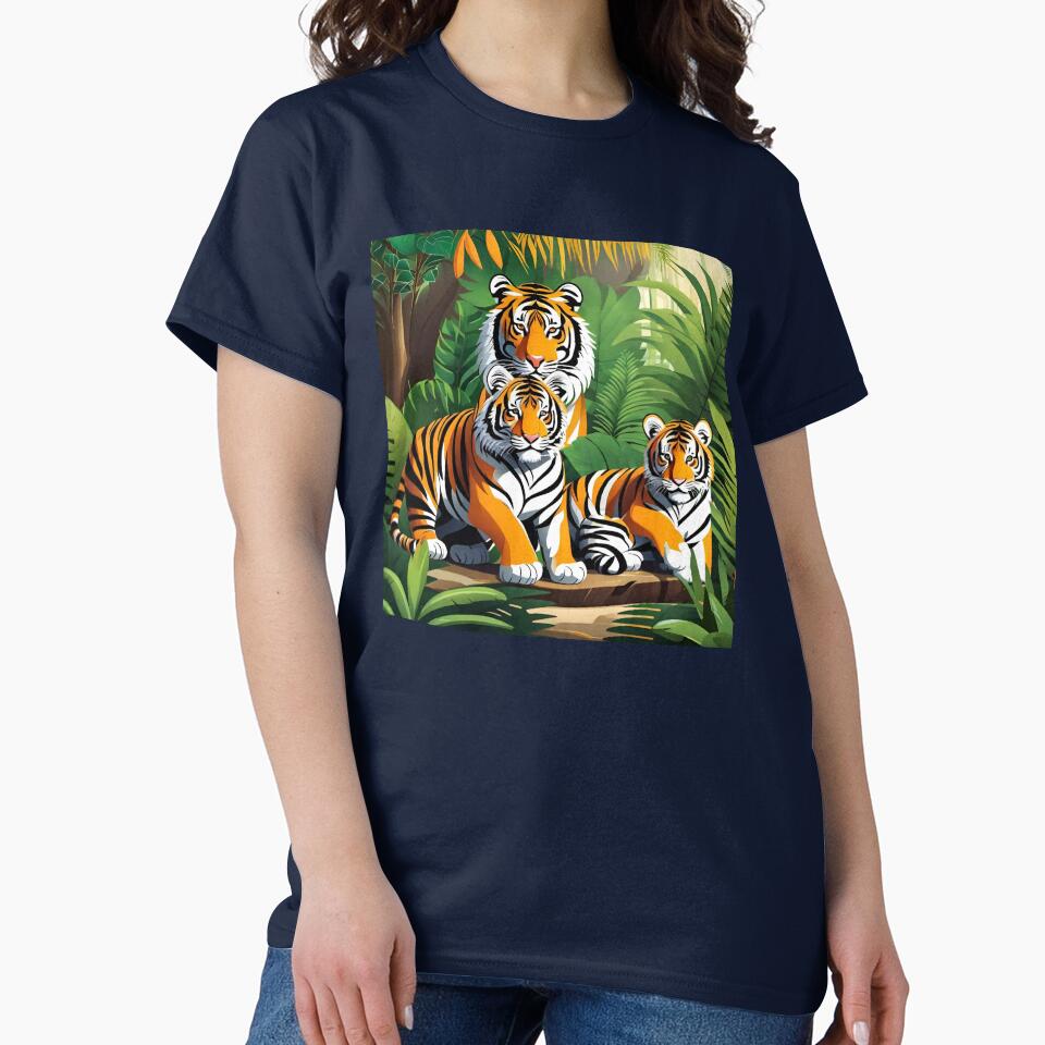 Beautiful Sumatra Tiger Family in the Jungle Amazon Forest by sportsimpact
