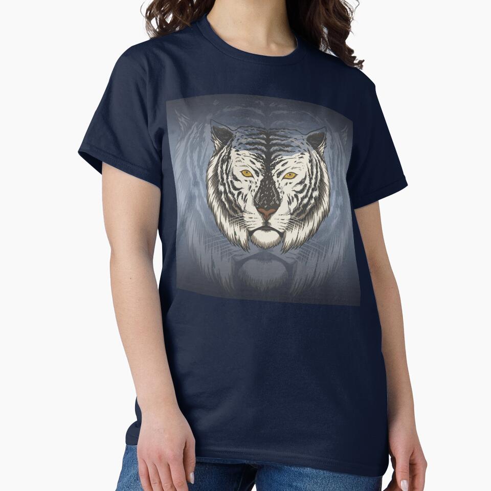 Albino whiteTiger head by Donutlovers