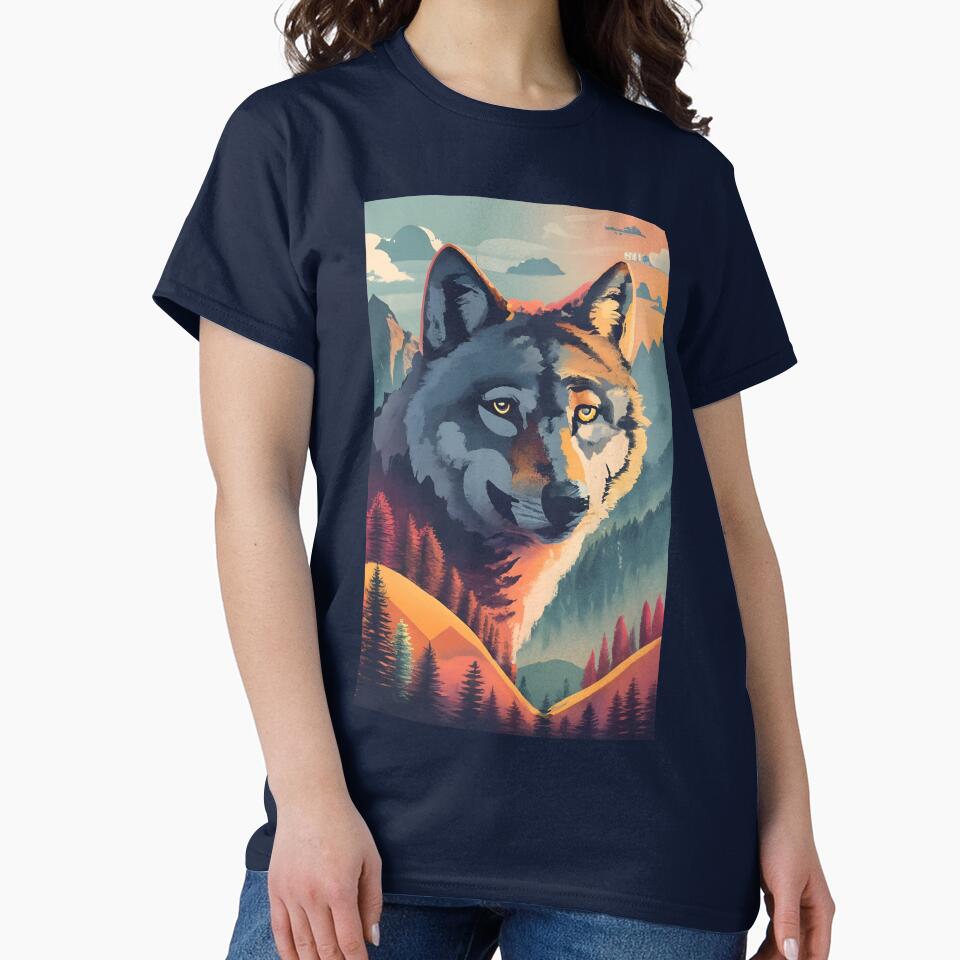 Wolf in wilderness by SidTastic
