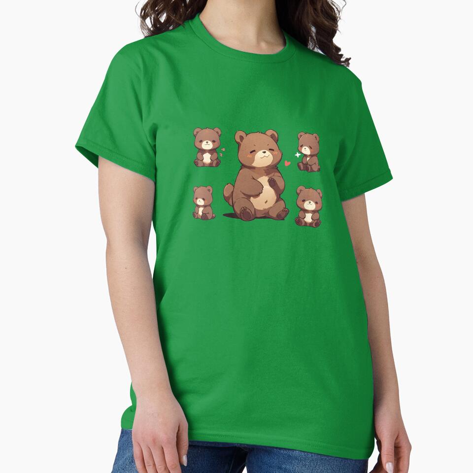 Brown bear sticker by KiraChie