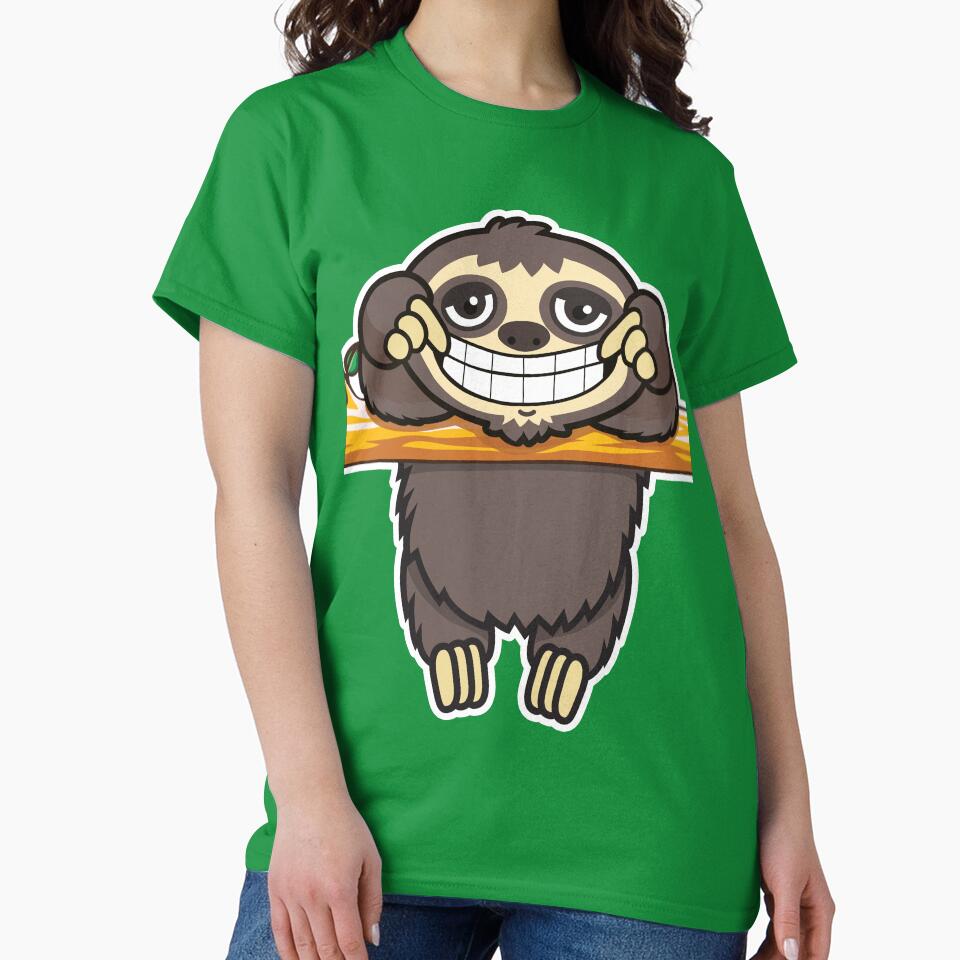 Sloth grin by plushism