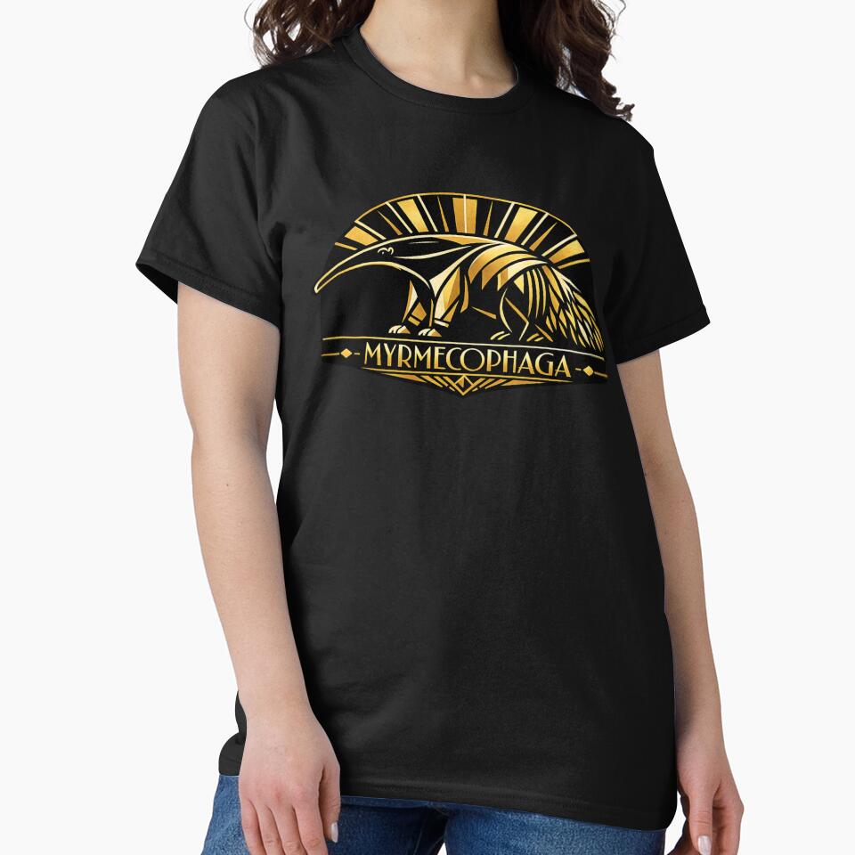 Myrmecophaga Art Deco Giant Anteater by PunchDrop