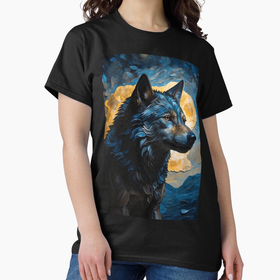 Water color wolf art by ZenStickConcept