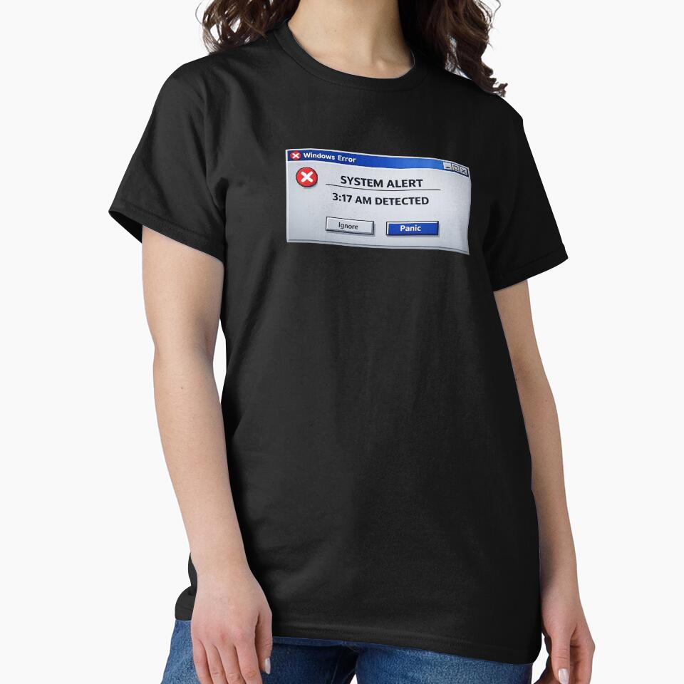 WINDOWS ERROR 3:17 AM — Retro Liminal Tech Sticker by Timeless Junction