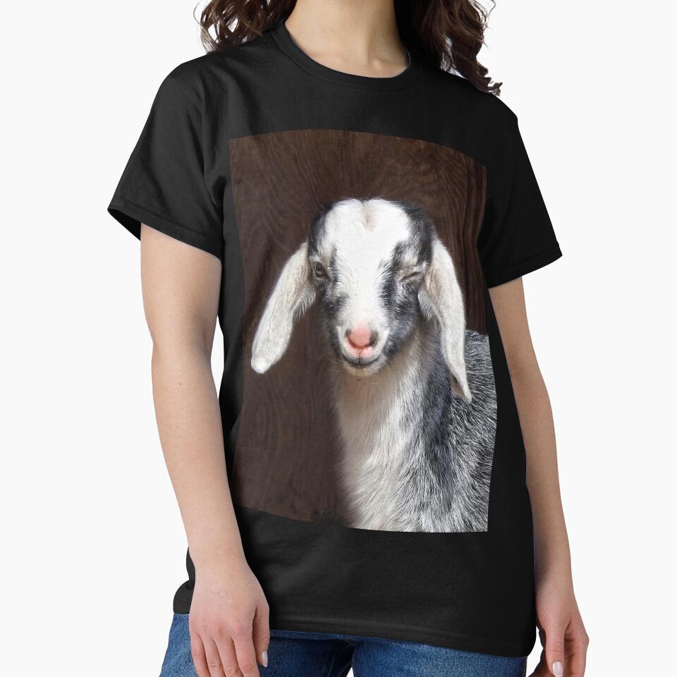 winking goat by Stephanie  Skeem