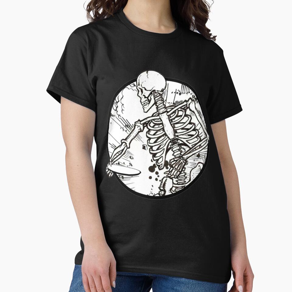 Disc Golf Skeleton high quality funny  black by soulsistars