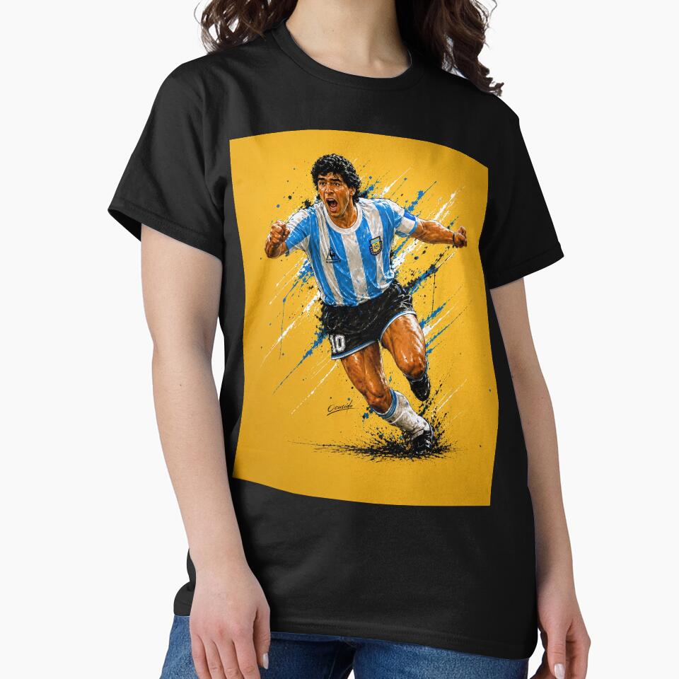 Maradona Illustration by ocusido