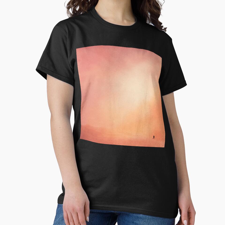 Aura Doorway Blush Gradient Minimalist Art by POD DYNASTY | Original Print On Demand T-Shirt Graphics