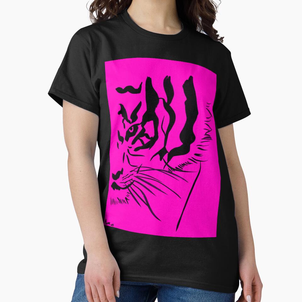 Eye of the Tiger - Pink & Black by Niina  Niskanen