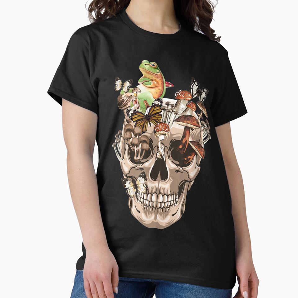 Cottagecore Frosch Vintage Schmetterling by DonVTV