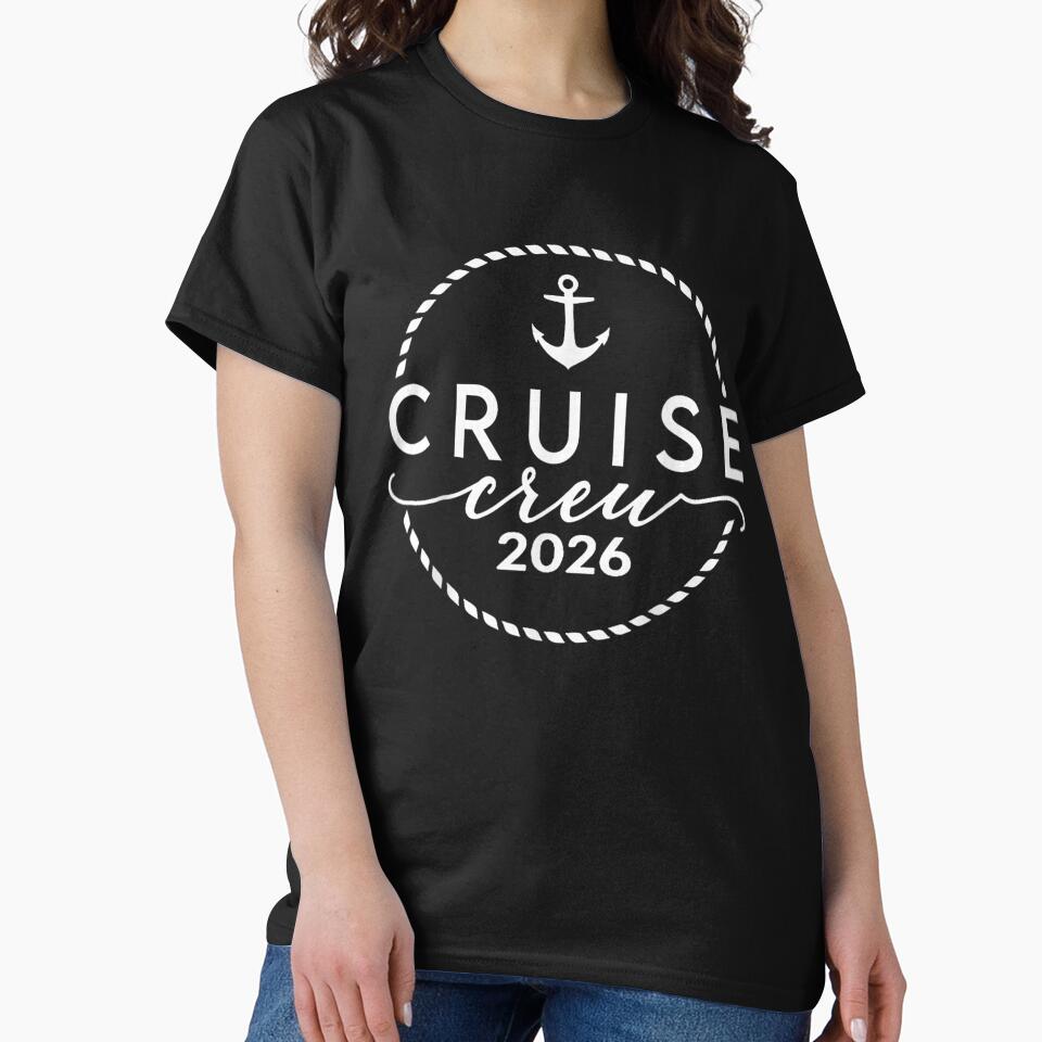 Cruise Crew 2026 Family Vacation Matching Cruise Trip Shirt by DaphoLatara