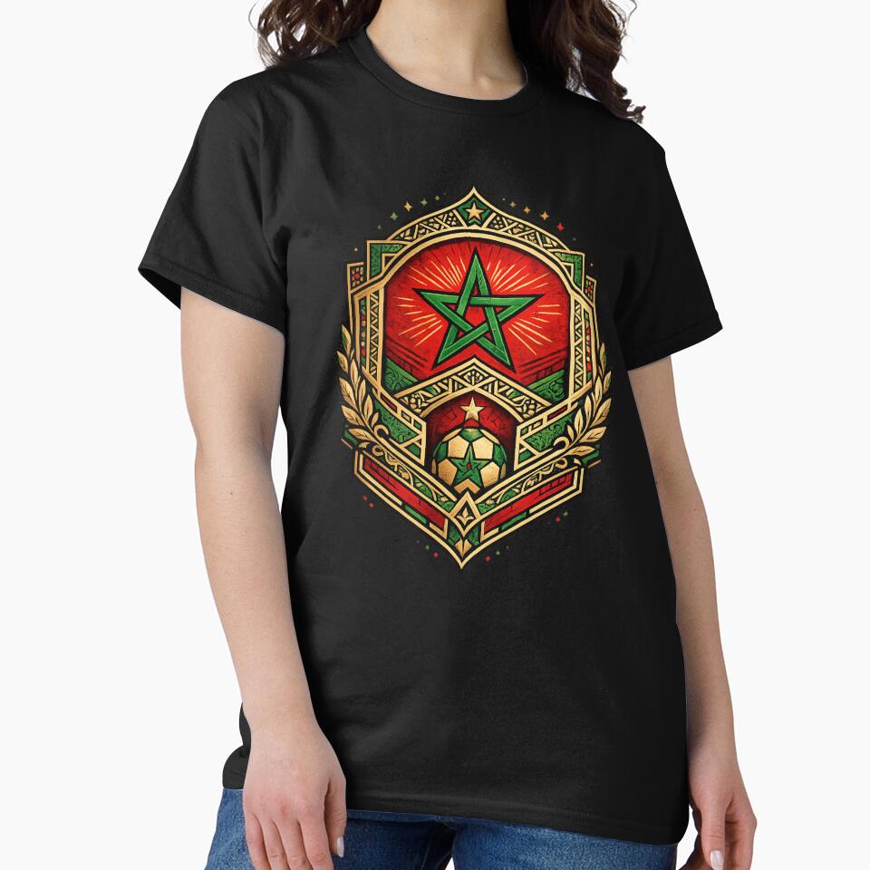 Moroccan Pride Football Gift by Corvoria