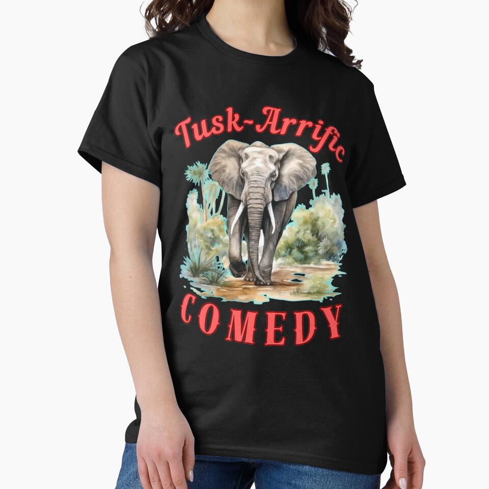 Tusk-Arrific Comedy. colorful elephant by ElephantVibes