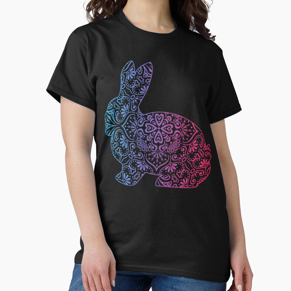 rabbit lover watercolor funny rabbit ornamental gifts by alaechamlal