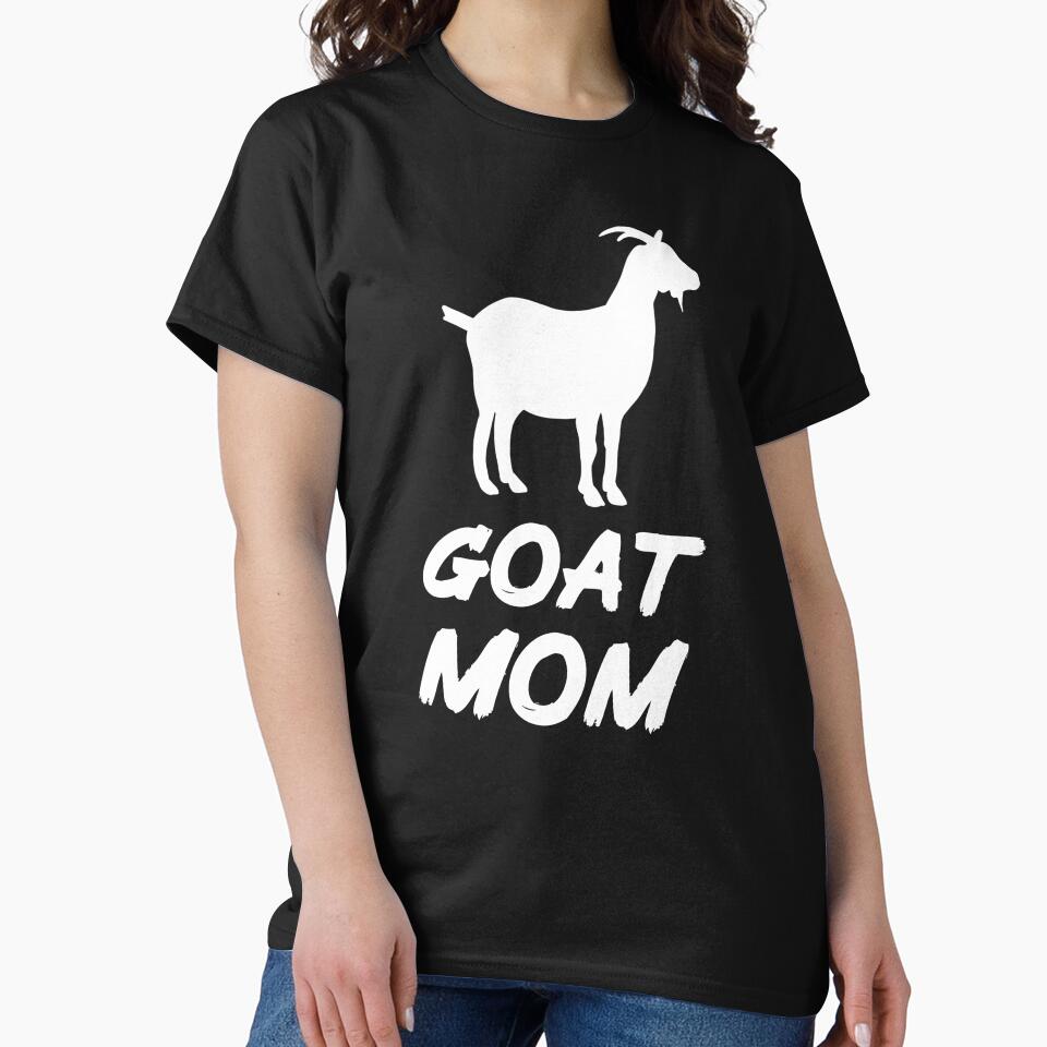 Goat Mom for Goat Lovers, White by Mochi-Merch