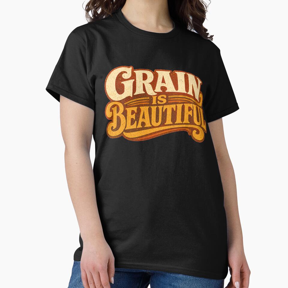 Grain Is Beautiful Vintage Film Photography Tee by Golden Era Studio