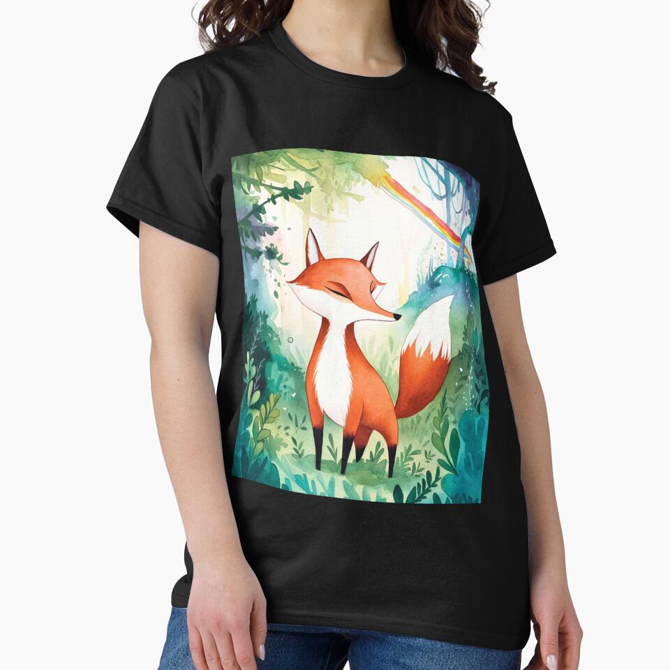 Whimsical Fox. Fantasy fox, magical forest, enchanting woodland, vintage fox by FoxVibes