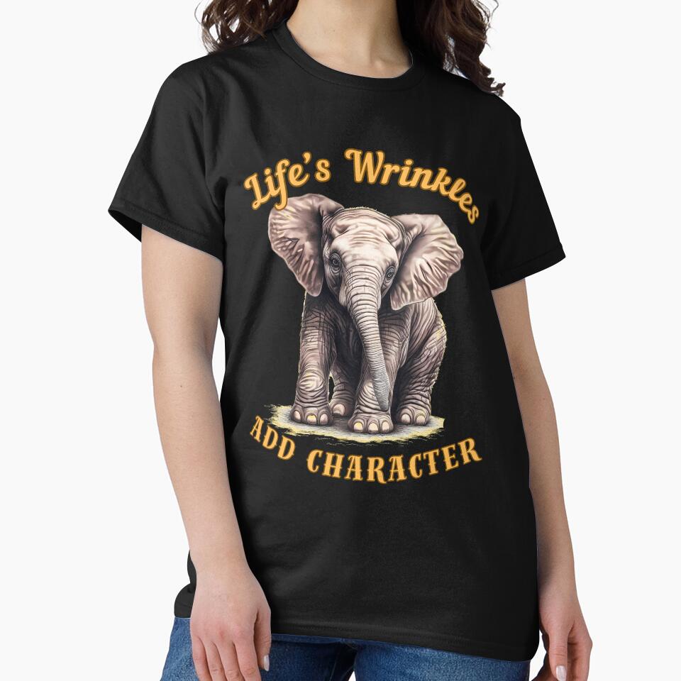 Life’s Wrinkles Add Character. watercolor elephant by ElephantVibes