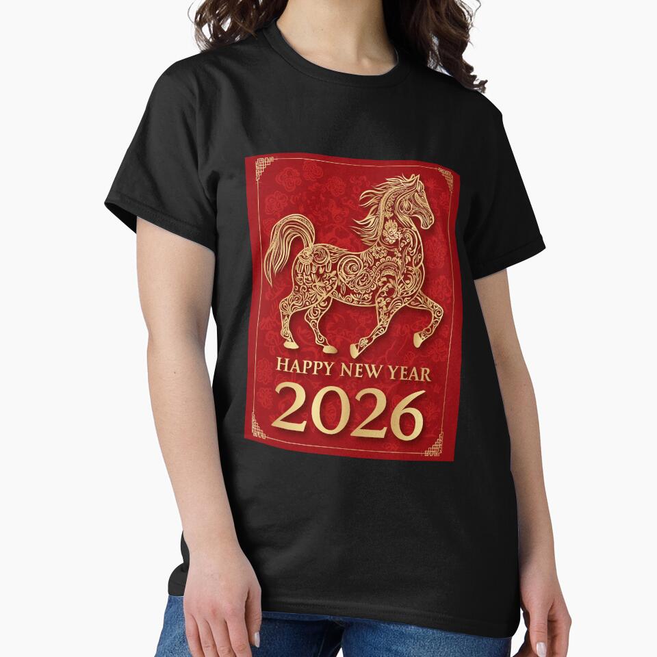Chinese Golden Horse New Year 2026 by Blue Horse Photo Magic