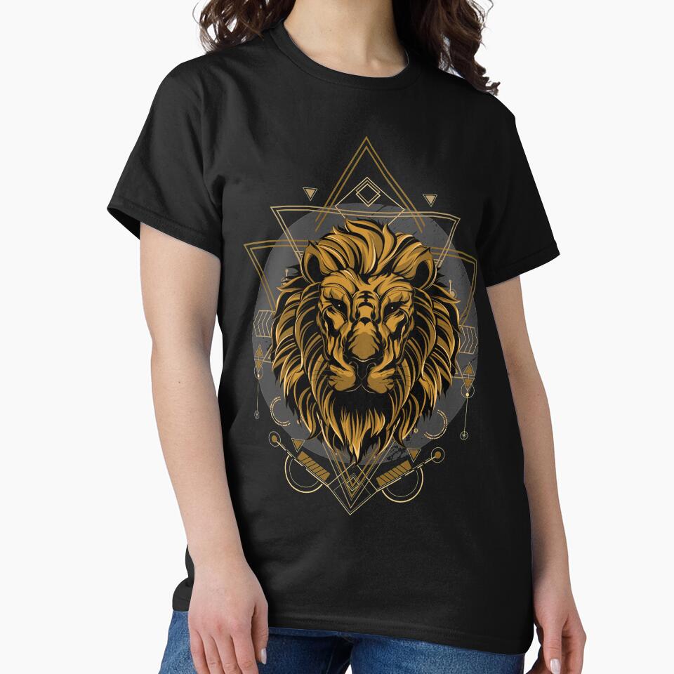 Lion / Urban Streetwear / Lion and Ornaments by RedBoyShop