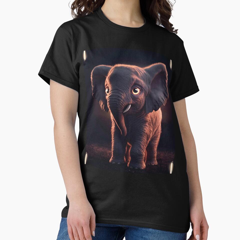 Elephant Portrait. realistic photo, baby elephant by ElephantVibes
