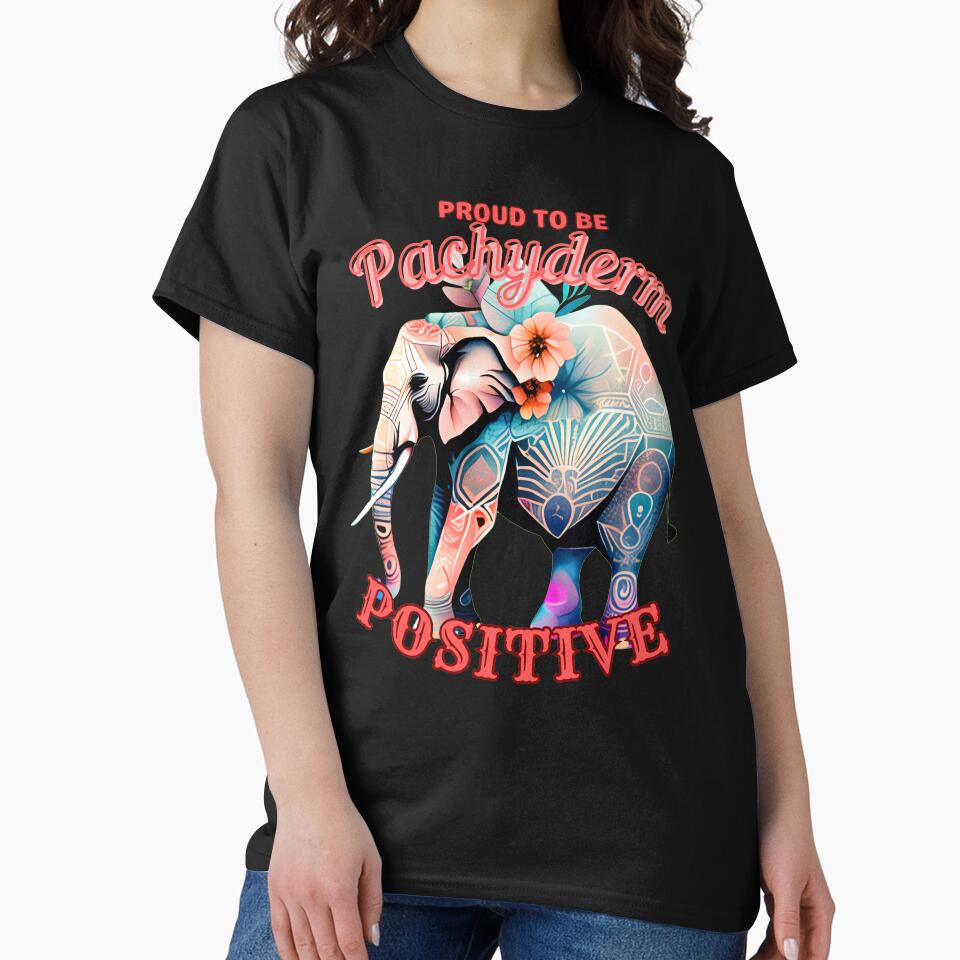 Proud to Be Pachyderm Positive. elephant head by ElephantVibes