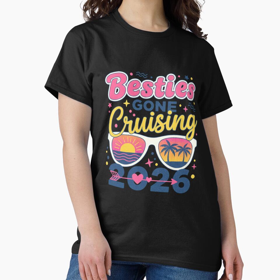 Besties Gone Cruising 2026 Friends Group Vacation Travel by salmzouriart