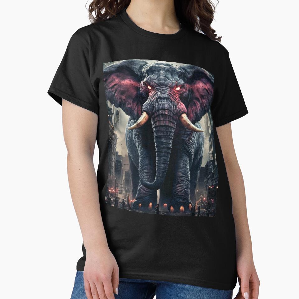 Elephant Portrait. horror elephant by ElephantVibes