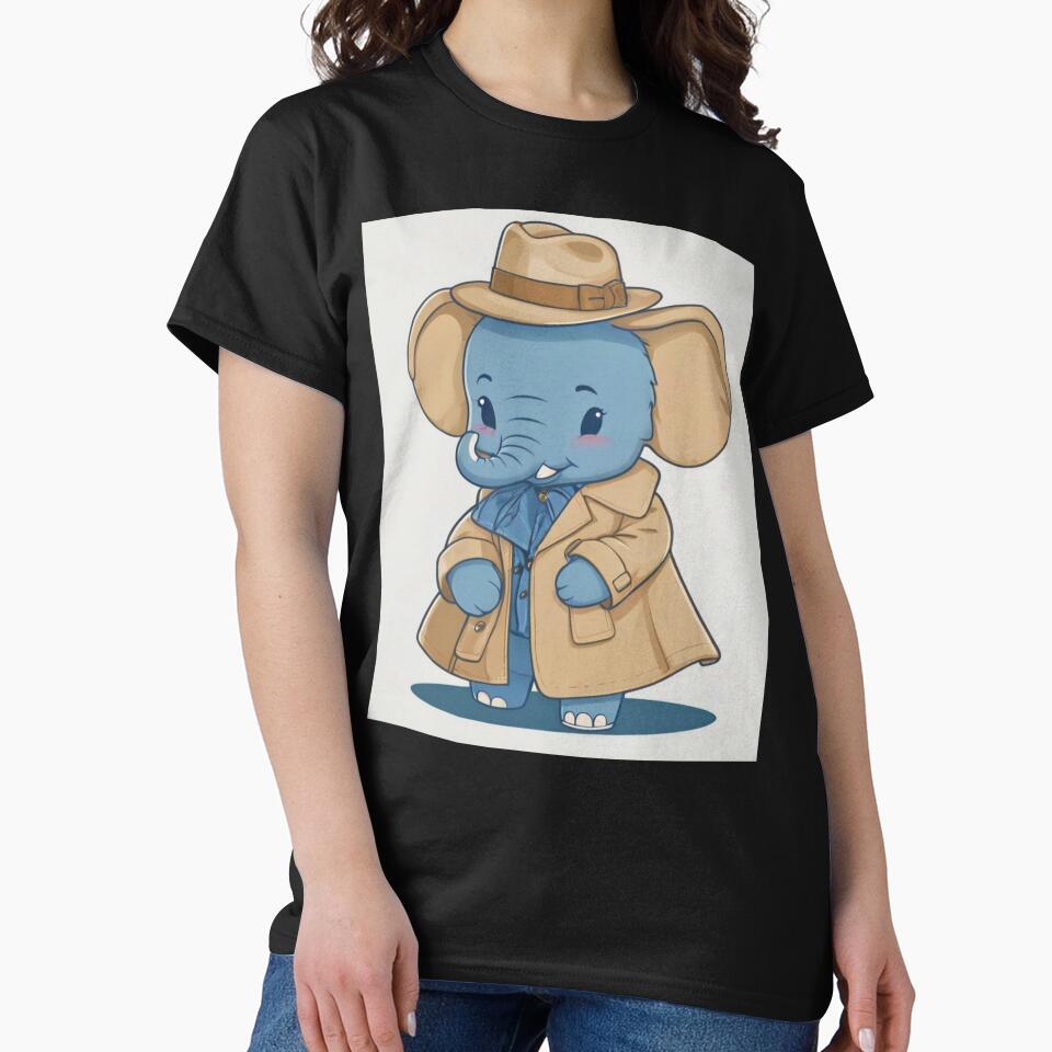 Elephant Portrait. kawaii elephant by ElephantVibes