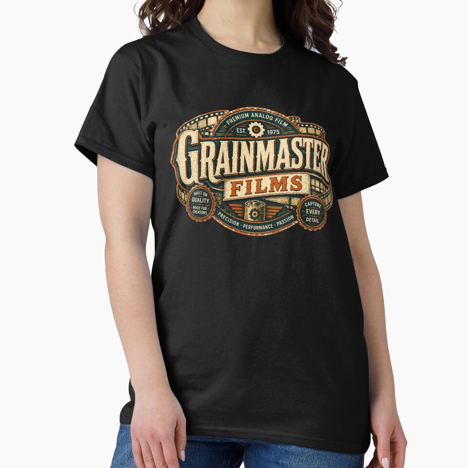 Grainmaster Films Retro Analog Photography Design by Golden Era Studio