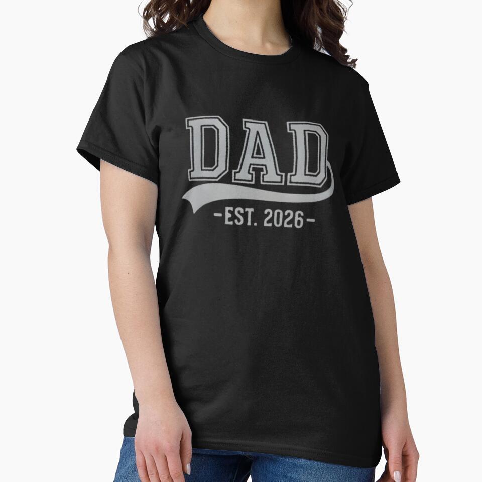 Dad Est. 2026 Expecting Father New Dad Gift by salmzouriart