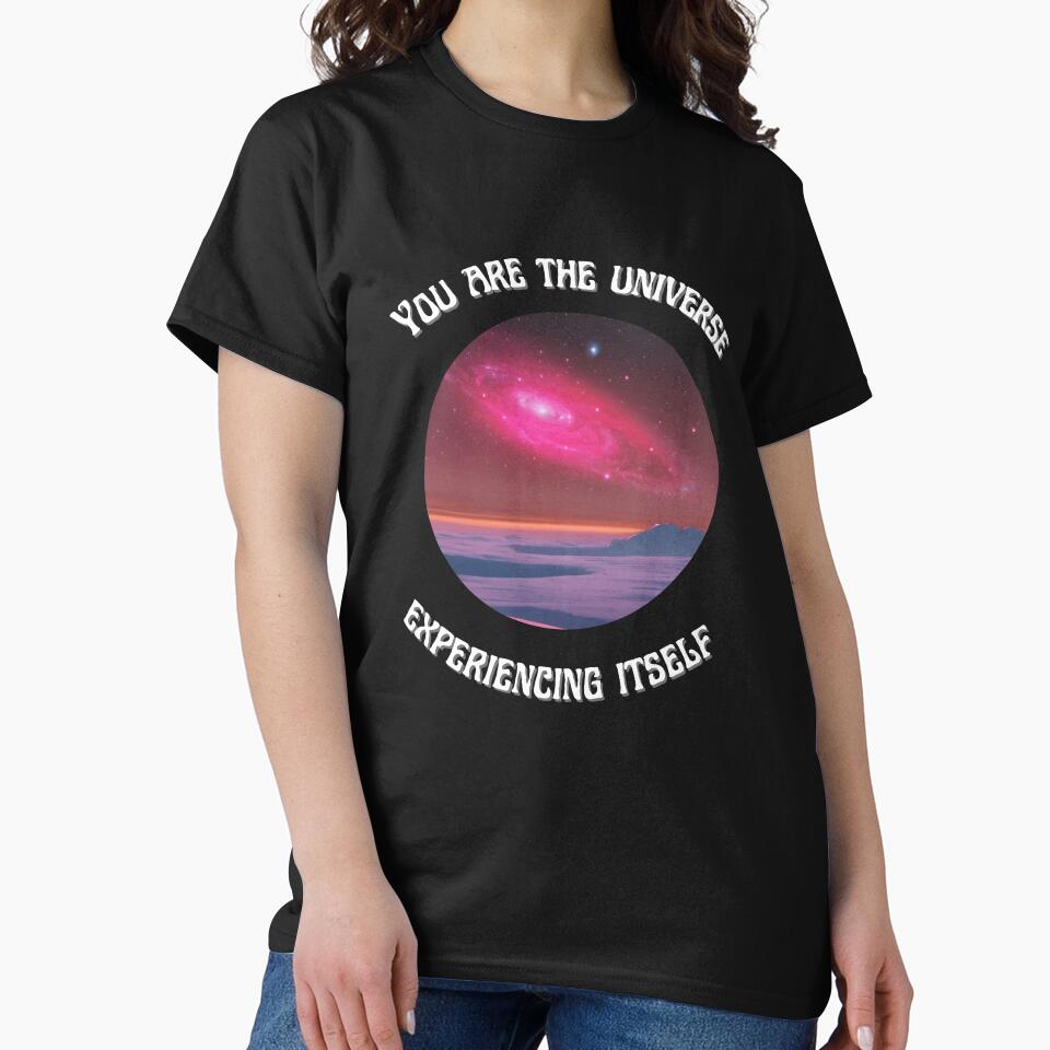 You are the universe experiencing itself - red galaxy by Girly-Universe