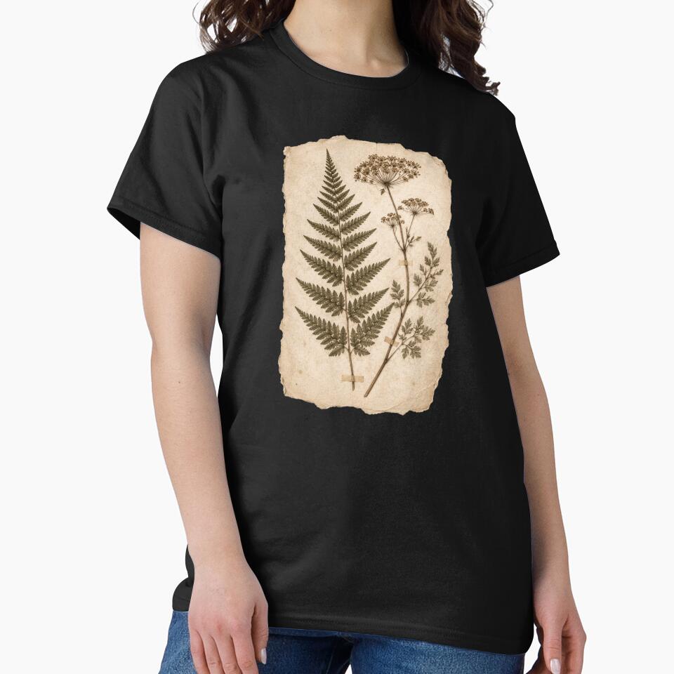 Pressed Botanical Fern & Wildflower Herbarium by Piising