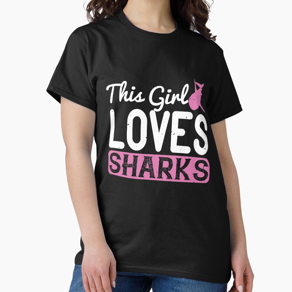 This Girl Loves Sharks by Visualsplendors