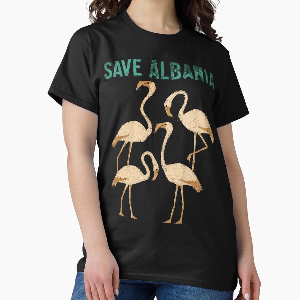Save Albania Flamingo Conservation Protest by Victor Shadehorn