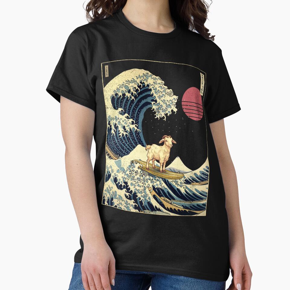 Goat Kanagawa Japanese Surfing Wave by rafaeltto