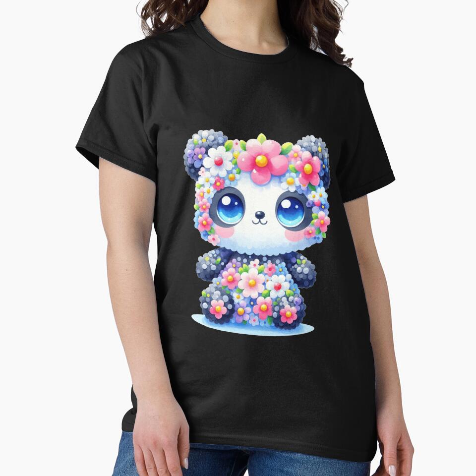 Flower Panda 5 by PANDALOVEART