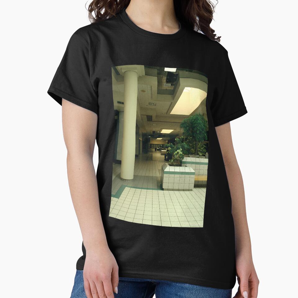 Abandoned Shopping Mall Liminal Space Art by icbgllgpl