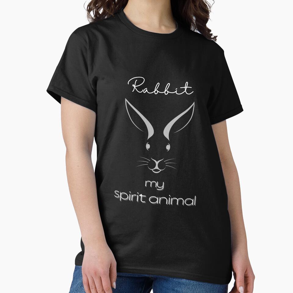 Rabbit totem spirit animal Laptop skin by MagicWolfStar