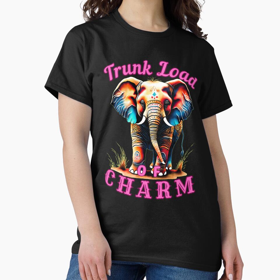 Trunk Load of Charm. elephant head by ElephantVibes