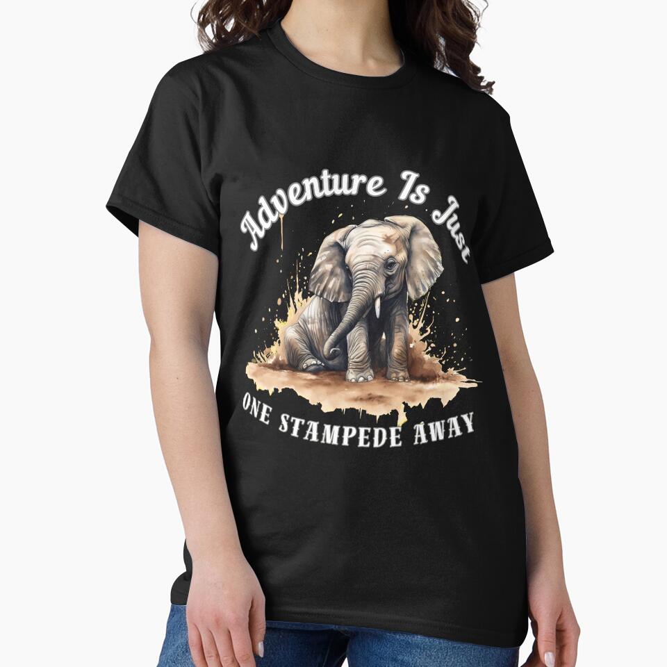 Adventure Is Just One Stampede Away. surreal elephant by ElephantVibes