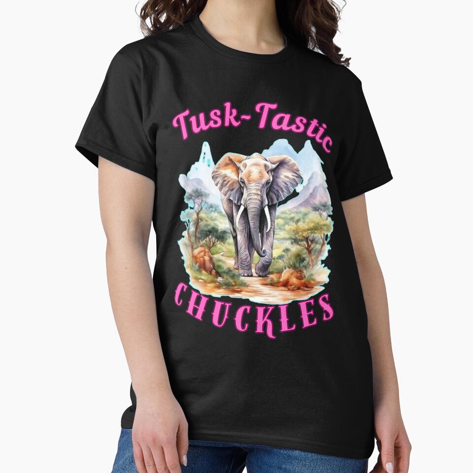 Tusk-Tastic Chuckles. elephant saying by ElephantVibes
