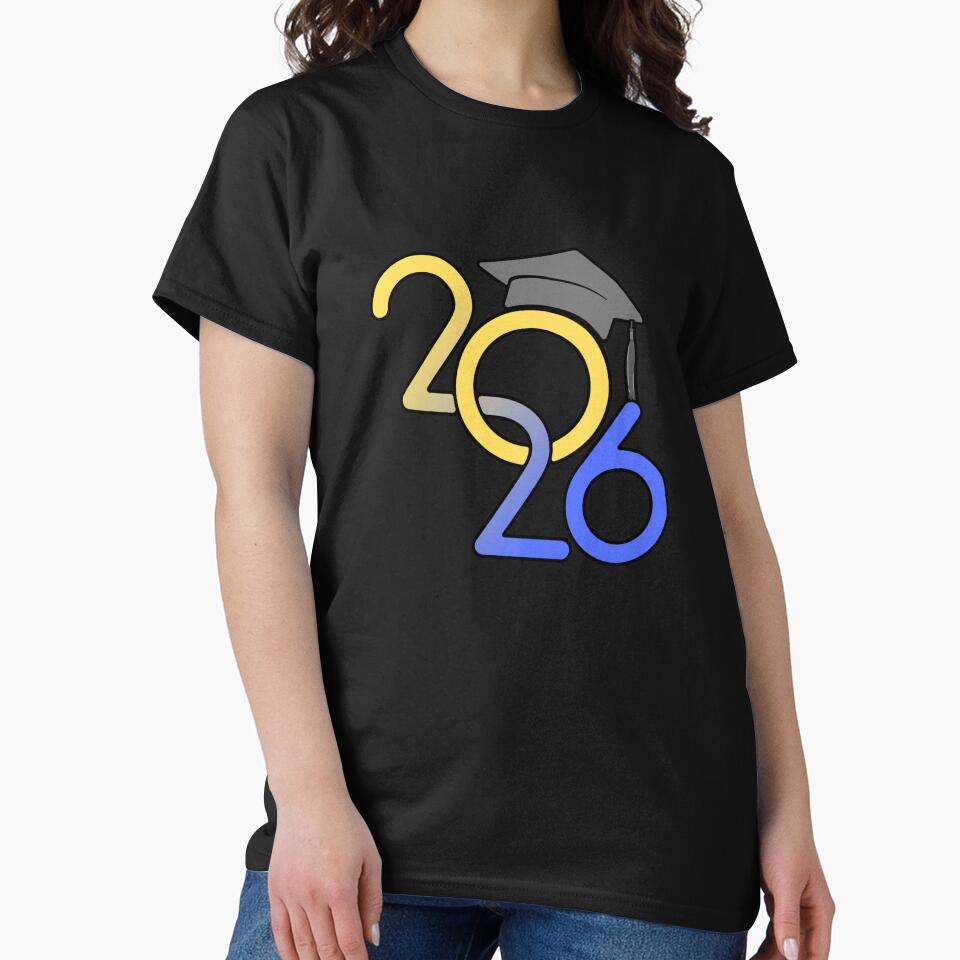 Class of 2026 Graduation Cap Minimalist by Khadigadesings