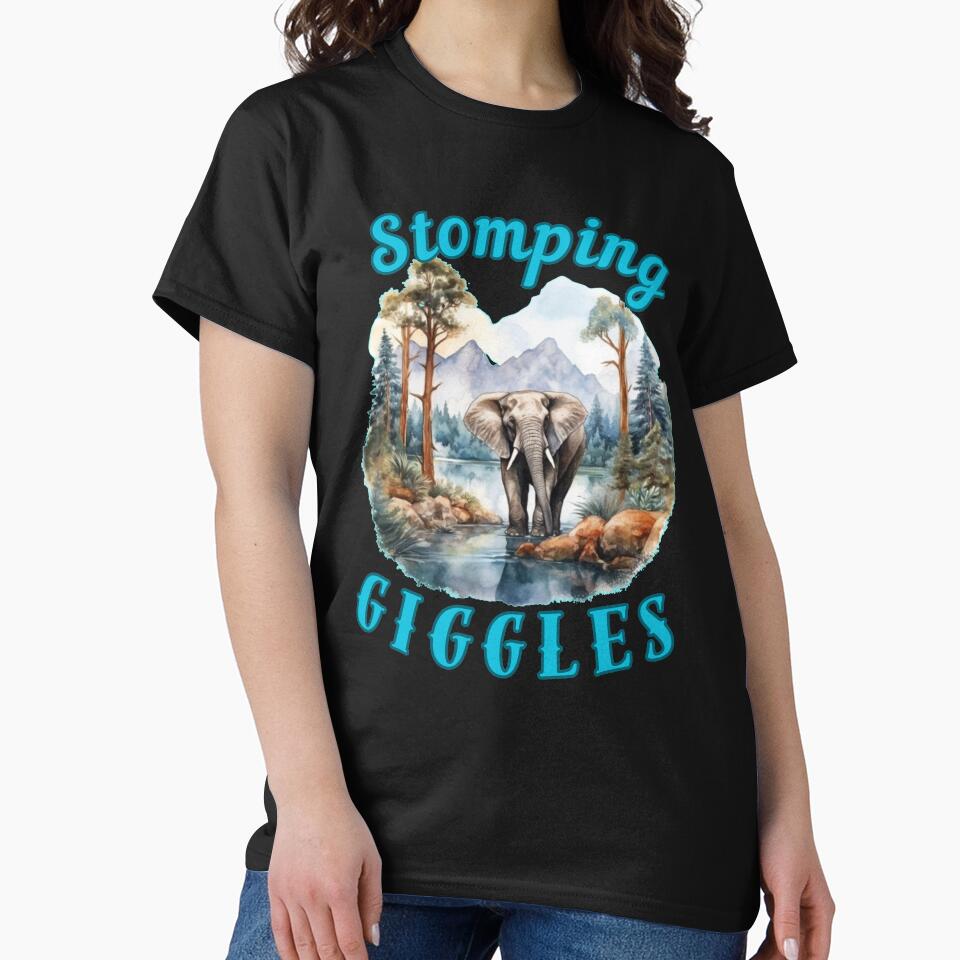 Stomping Giggles. adorable elephant by ElephantVibes