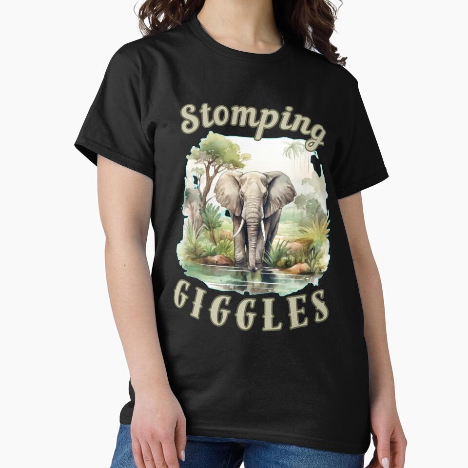 Stomping Giggles. elephant face by ElephantVibes