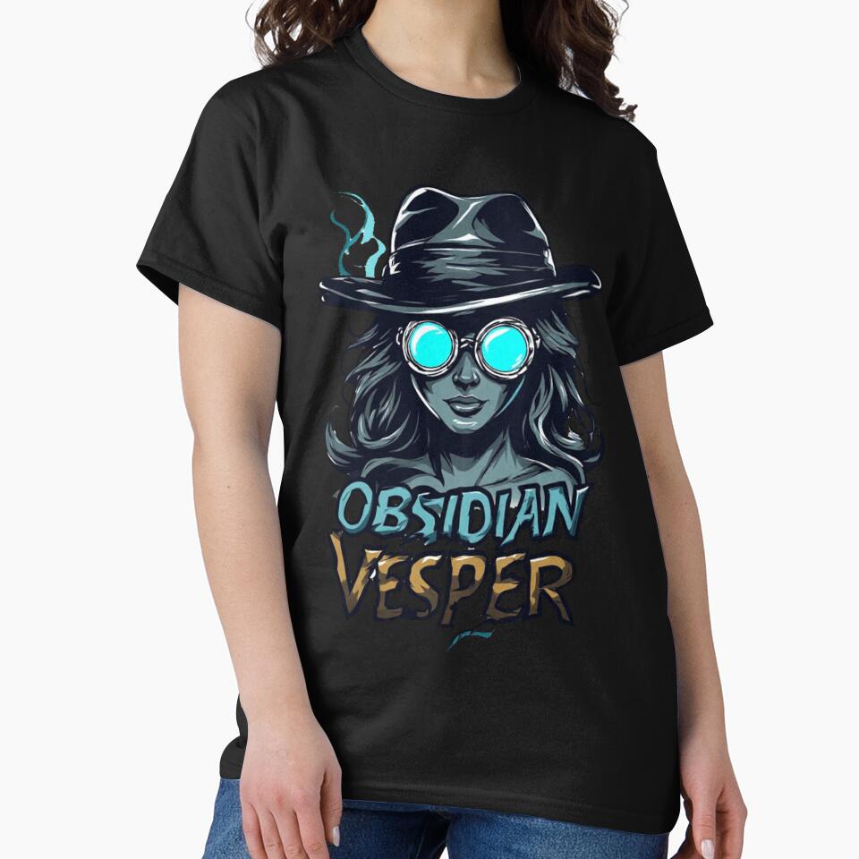 Obsidian Vesper Female Classic - Premium Enamel Rebel Art_02 by Shift-Bloom