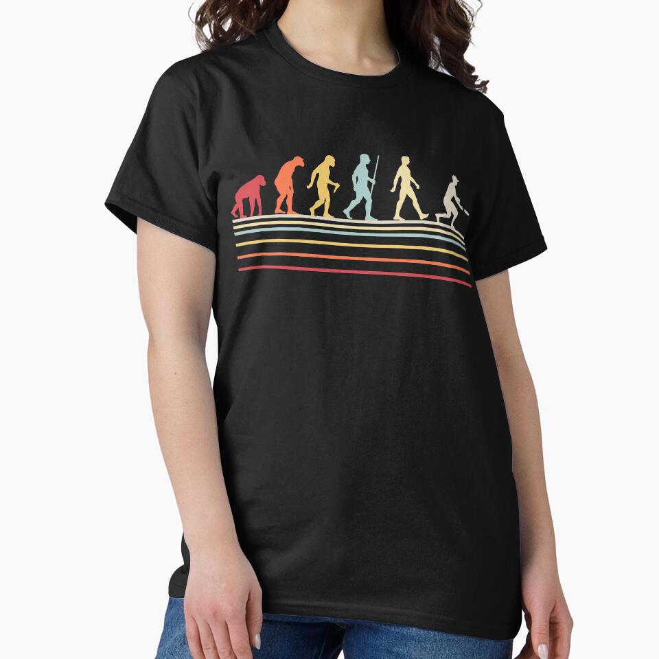 Ultimate Frisbee player Evolution - Retro Ultimate Frisbee by T-shirt For You